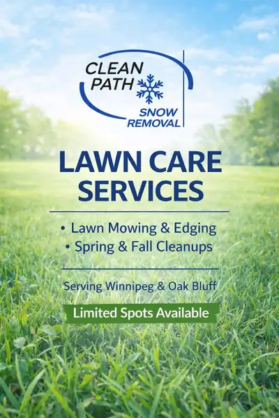 Lawn Mowing Weekly Service! Winnipeg and Surrounding areas!, View more