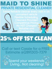 Private Residential Cleaner