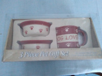 Dog Dish Set