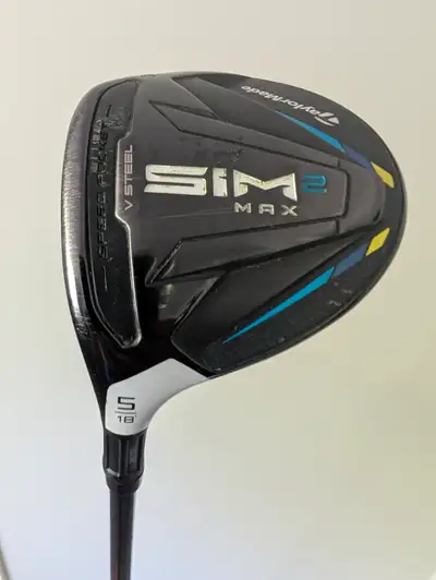 LH TaylorMade Sim2 5 wood, View more