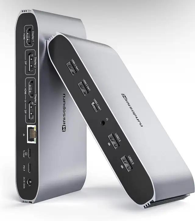 Triple Display USB-C Docking Station 4K HDMI DP 100W PD in Cables & Connectors in Hamilton - Image 2