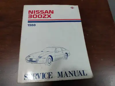Genuine factory workshop manual for 1988 Nissan 300ZX. In excellent condition and I don't see any oi...
