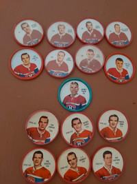 1960 - 1962 hockey coins 