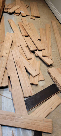 Wooden flooring planks