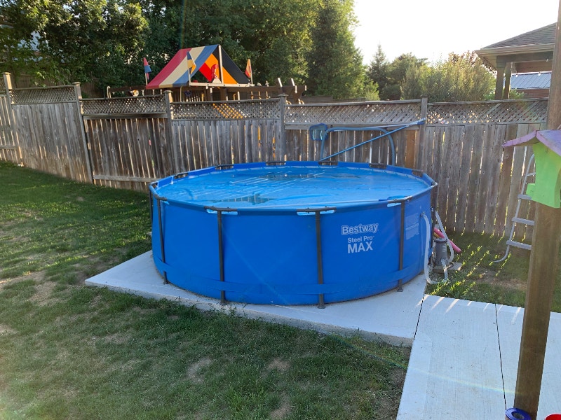 Hydroforce™ Pro Max Round Steel Frame Swimming Pool, 12ft x 40 Hot