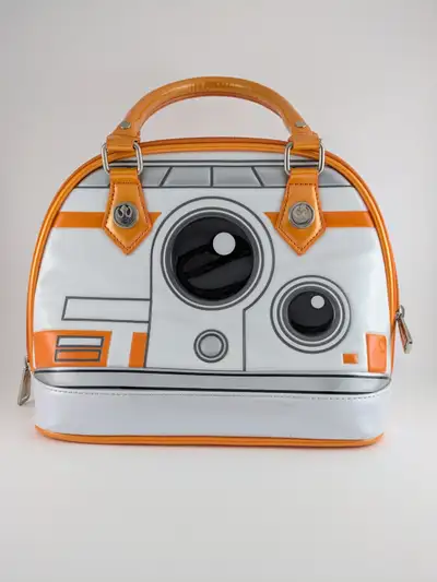 Loungefly Star Wars BB-8 Droid Patent Dome Hand Bag, Purse, 11", View more