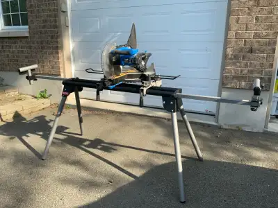 Mastercraft Dual Bevel Sldg Mitre Saw w/Std - EXCELLENT , View more