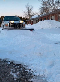 Snow plow service for residential&commercial properties