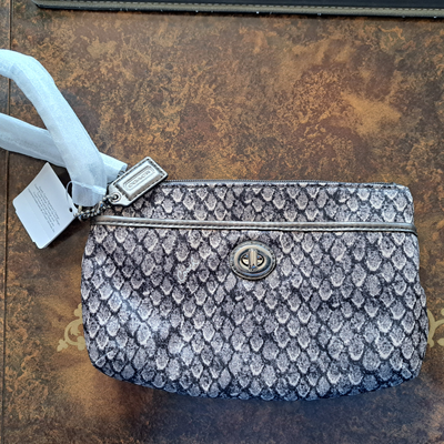 Classic Vintage Coach Wristlet, View more