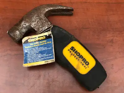 SHOPRO 10 oz Stubby Hammer With Magnetic Head, View more