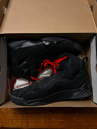 Size 12 Air Jordan True Flight 'Black' New with Box