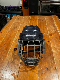 Bauer Re-act helmet with cage