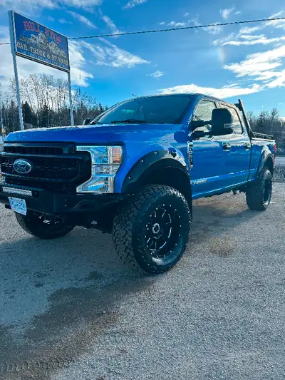 2020 F350 6.7l diesel. Levelled on 37’ x 13.5x20’ wheels. Deleted, five stage tuner. Recently done b...