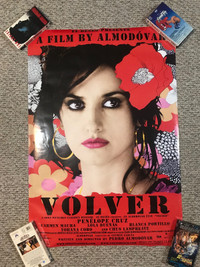 Volver Movie Poster Penelope Cruz Pedro Almodovar