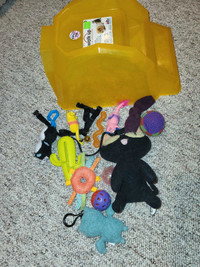 Assorted cat/small animal toys