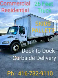 TRUCK DELIVERY SERVICES DOCK LEVEL FOR COMMERICAL RESIDENTIAL