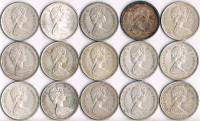 Pièces de 25 cents du Canada 1967 en argent