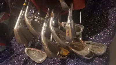 Assorted Golf Clubs- Two Cases, View more