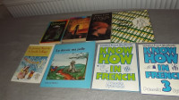8 VARIOUS FRENCH BOOKS BUNDLE DEAL
