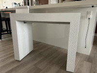Transformer Table 3.0, Arctic White - Hardwood