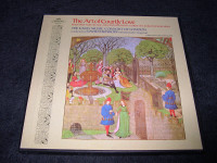 The Art of Courtly Love Early Music Consort of London 1973 3XLP
