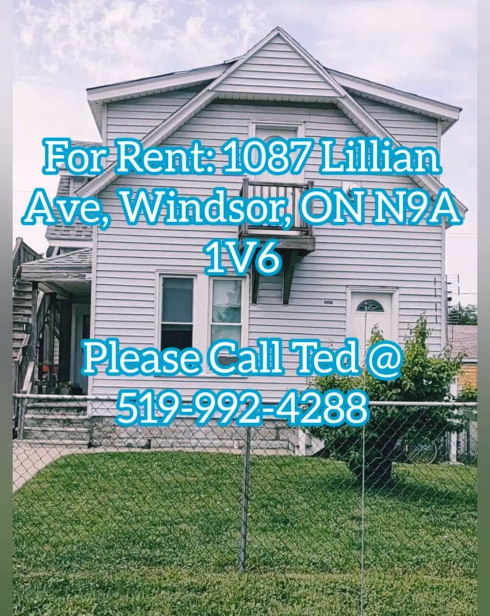 1087 Lillian Ave, Windsor For Rent Long Term Rentals Windsor