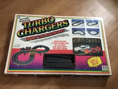 TURBO CHARGERS SPORT RACING CART SET ex battery $25, View more