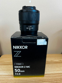 Nikon Nikkor Z MC50 macro lens f/2.8