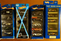 Hot Wheels 5 pack Gift Set (various prices) die cast never open