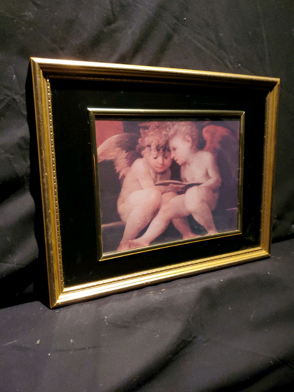 Estate Sale - Angels Painting framed in Arts & Collectibles in London - Image 3