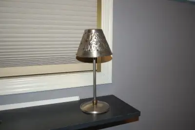 Elegant Pewter Small candle holder, View more