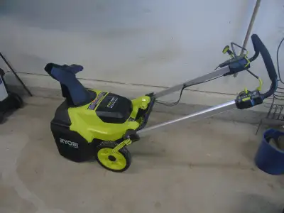 40 Volt Ryobi 21" Snow thrower, View more