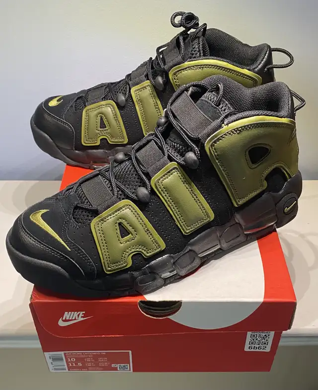 SOLD - Nike Air More Uptempo Rough Green - 10M in Men's Shoes in City of Toronto - Image 2