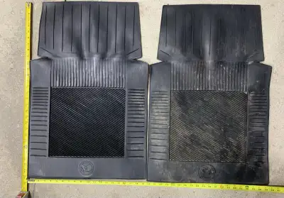 Front pair of black winter car mats. Sizing is viewable from photo. No longer needed. Asking $15.00...