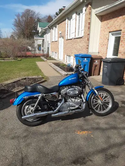 Harley sportster 883 2008 injection mufflers d'origines très propre siège neuf original harley. high...