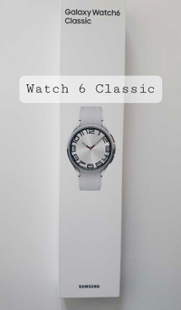 Samsung Watch 6 Classic - Brand New with Receipt