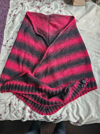 Hand knit shawl 