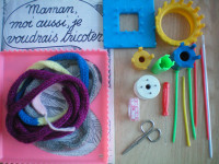 Kit de 6 tricotins et 8 accessoires pour apprendre à tricoter