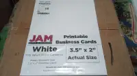 x100 Cartes d'affaires pour imprimante Printable Business Cards