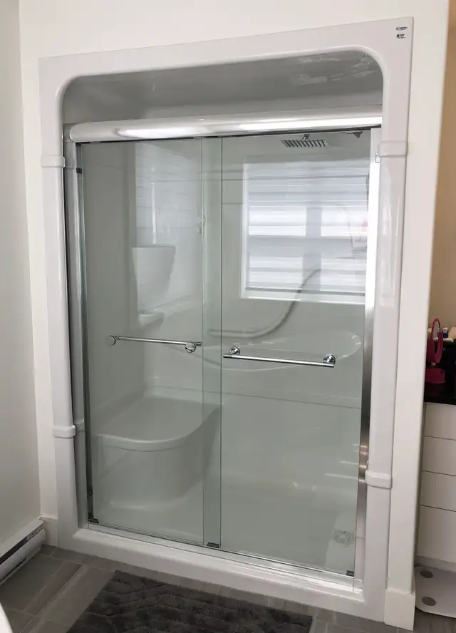 Shower door installation547962646462484486