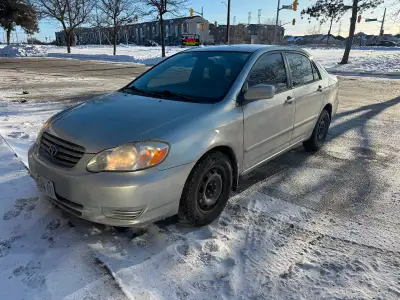 2003 Toyota Corolla Reliable car, family driven. Great on gas.