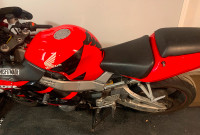 2001 Red Honda CBR 900 Motorbike