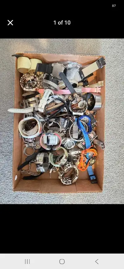 Women Watches in a box with some jewelry, View more