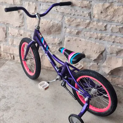 Raleigh Kids Bike with training wheels., View more