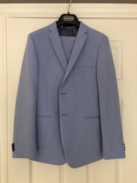 Michael Kors boys light blue suit size 16R