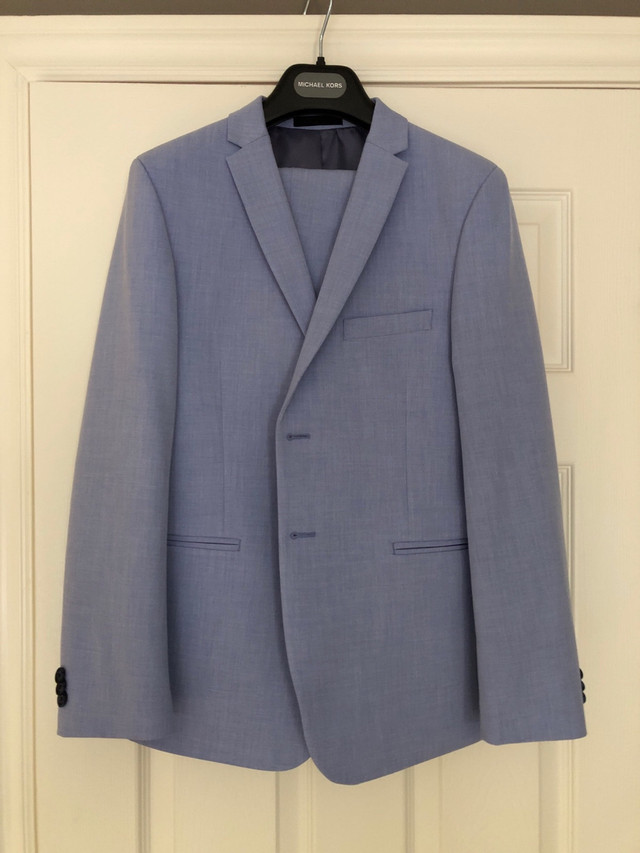 Michael Kors boys light blue suit size 16R in Kids & Youth in Kitchener / Waterloo