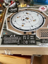 Two games in one - Checkers and Crokinole 