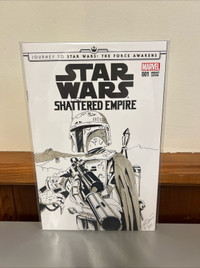 Star Wars shattered empire 1 of 1 var SS full original art sket