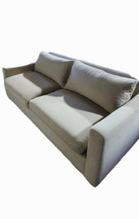 FREE DELIVERY Beige / Cream Colored Modern 2 Seater / Loveseat