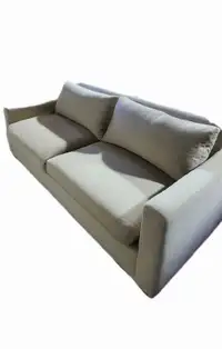 FREE DELIVERY Beige / Cream Colored Modern 2 Seater / Loveseat